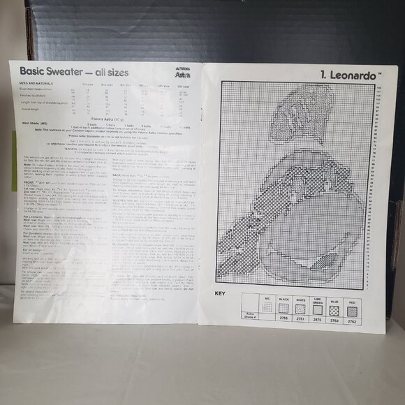 Cartoon Flintstones TMNT and Dinosaur Themed Knitting Magazines Leaflet VTG - Picture 8 of 16